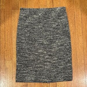 Ann Taylor Black and White Pencil Skirt